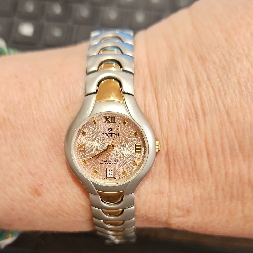 Croton Two-Tone Ladies Watch - Relaince Collectiom